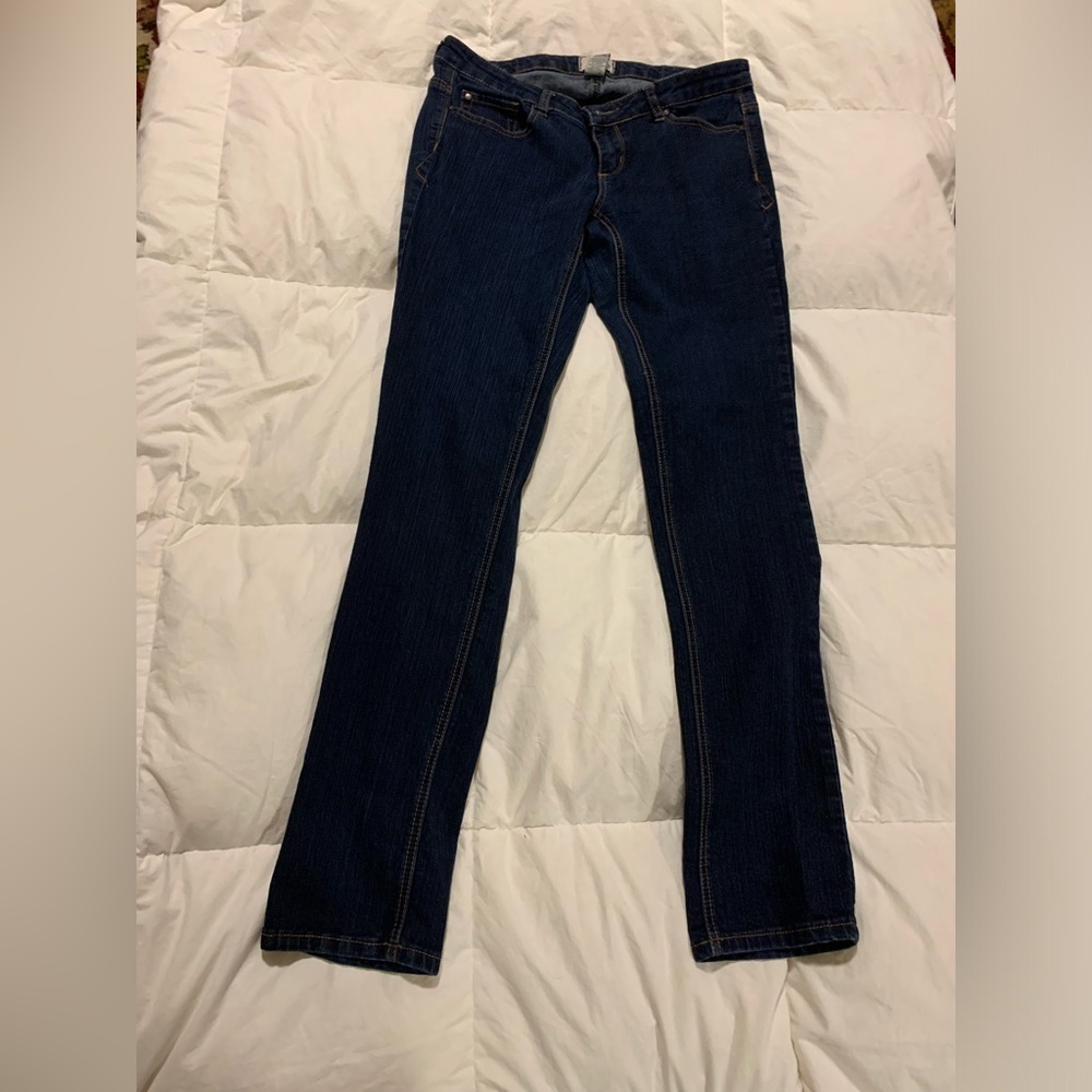 GRG Jeans super skinny, size 11 boot cut, dark blue